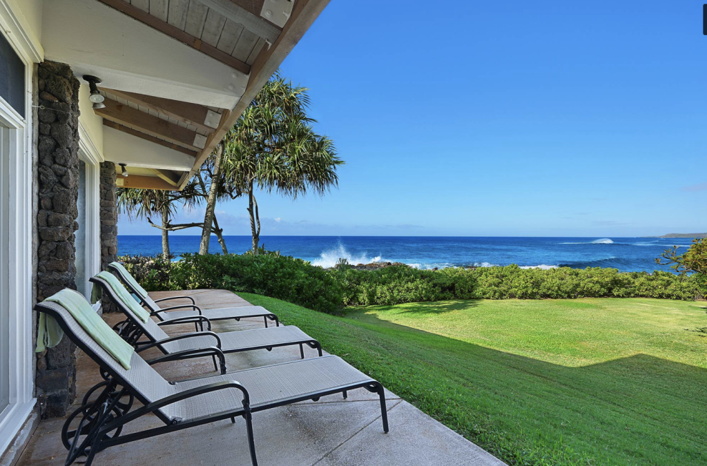 Ocean Front Poipu Vacation Rental, Stone House