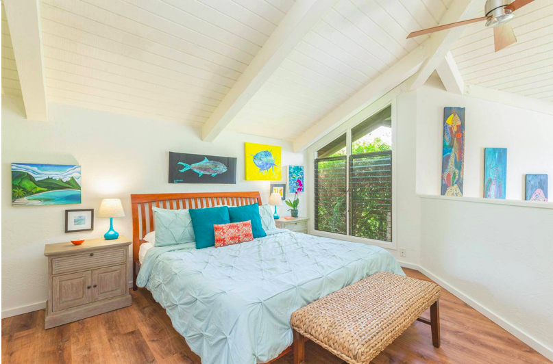 Paliuli #1 Princeville Vacation rental bedroom