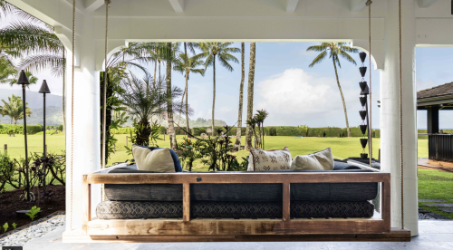 Hanalei Dream Estate Patio View
